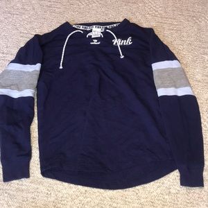 long sleeve pink shirt